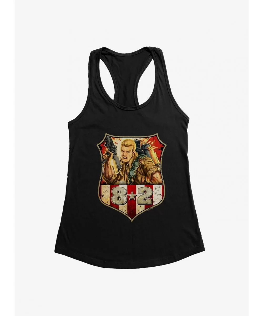 Pre-sale Discount G.I. Joe Duke Shiel Badge '82 Girls Tank $8.96 Tanks