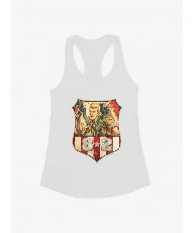 Pre-sale Discount G.I. Joe Duke Shiel Badge '82 Girls Tank $8.96 Tanks