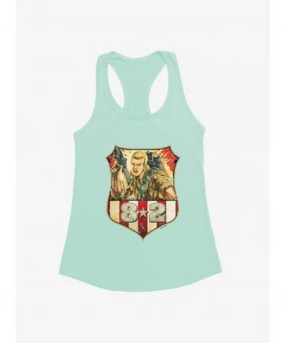 Pre-sale Discount G.I. Joe Duke Shiel Badge '82 Girls Tank $8.96 Tanks