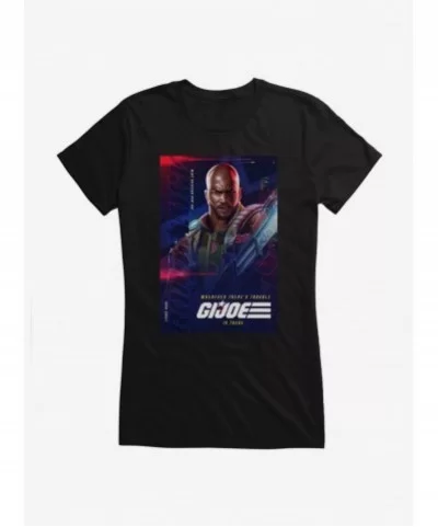 Clearance G.I. Joe Roadblock Info Card Girls T-Shirt $7.77 T-Shirts