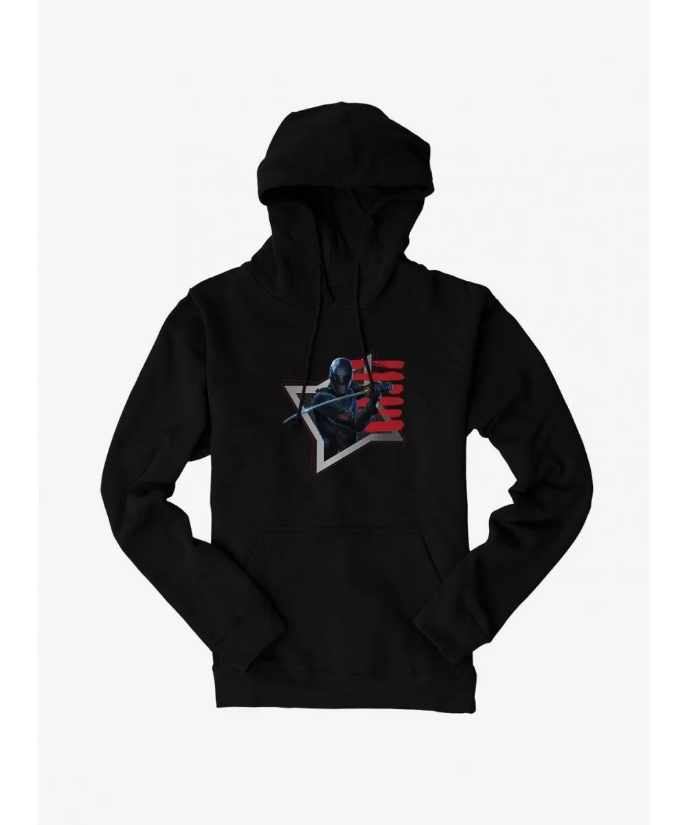 Sale Item G.I. Joe Snake Eyes Shuriken Hoodie $14.01 Hoodies