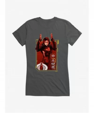 High Quality G.I. Joe Baroness Scan Card Girls T-Shirt $7.97 T-Shirts