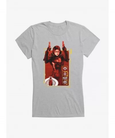 High Quality G.I. Joe Baroness Scan Card Girls T-Shirt $7.97 T-Shirts