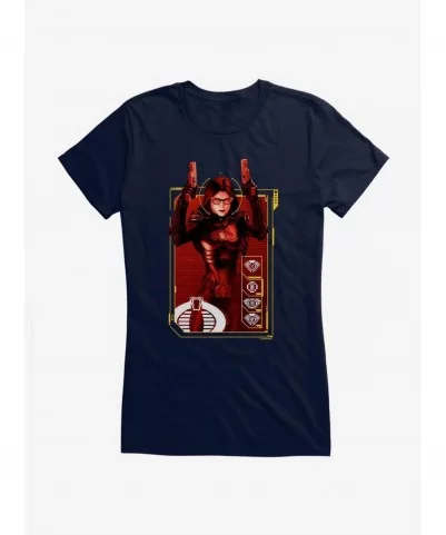 High Quality G.I. Joe Baroness Scan Card Girls T-Shirt $7.97 T-Shirts