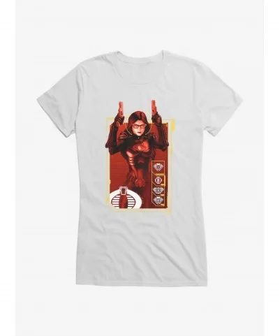 High Quality G.I. Joe Baroness Scan Card Girls T-Shirt $7.97 T-Shirts