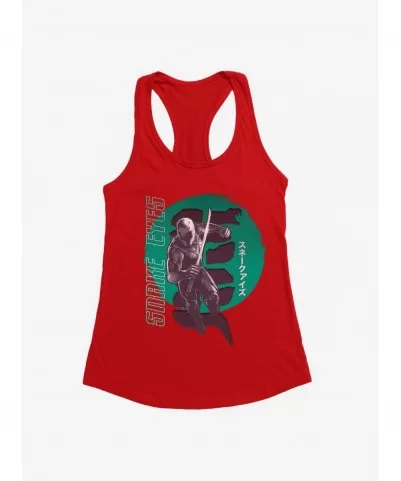 Seasonal Sale G.I. Joe Snake Eyes Green Arashikage Girls Tank $9.36 Tanks