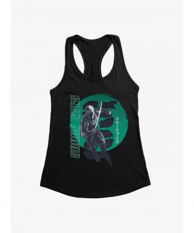 Seasonal Sale G.I. Joe Snake Eyes Green Arashikage Girls Tank $9.36 Tanks