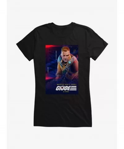 Fashion G.I. Joe Duke Info Card Girls T-Shirt $6.37 T-Shirts