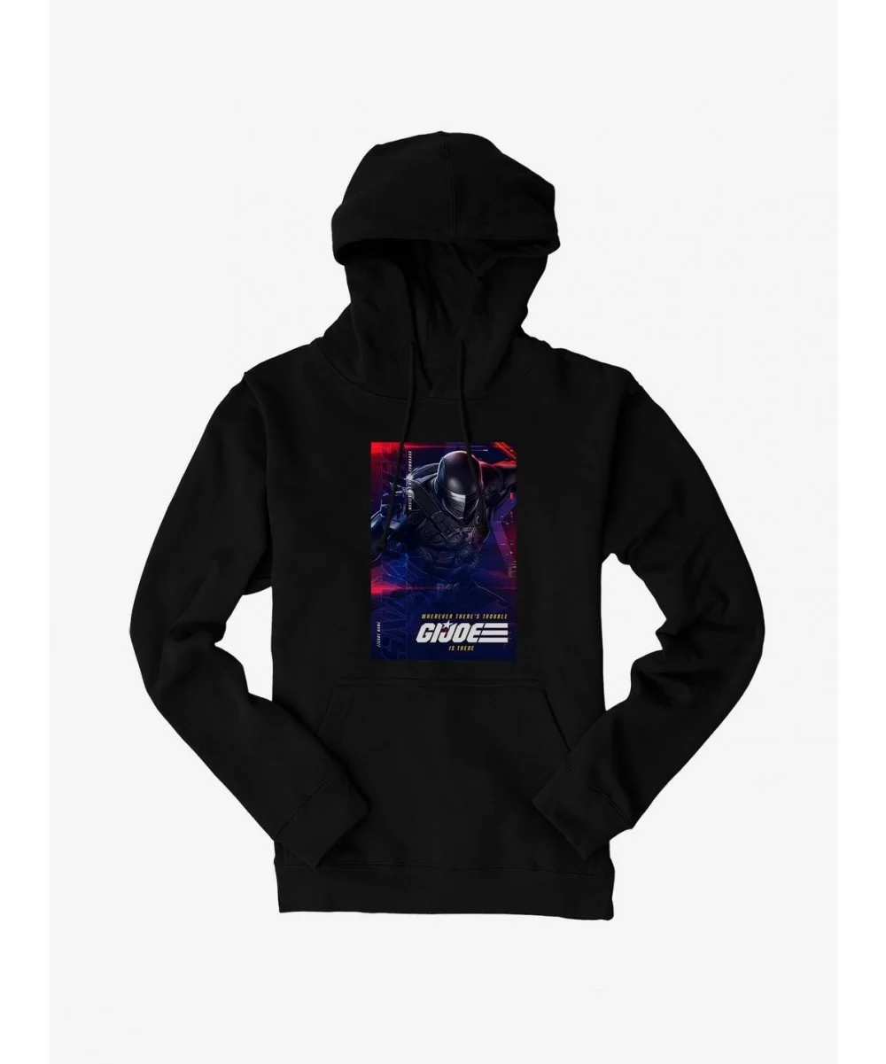 Hot Selling G.I. Joe Snake Eyes Info Card Hoodie $10.78 Hoodies