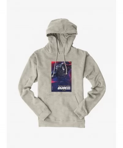 Hot Selling G.I. Joe Snake Eyes Info Card Hoodie $10.78 Hoodies