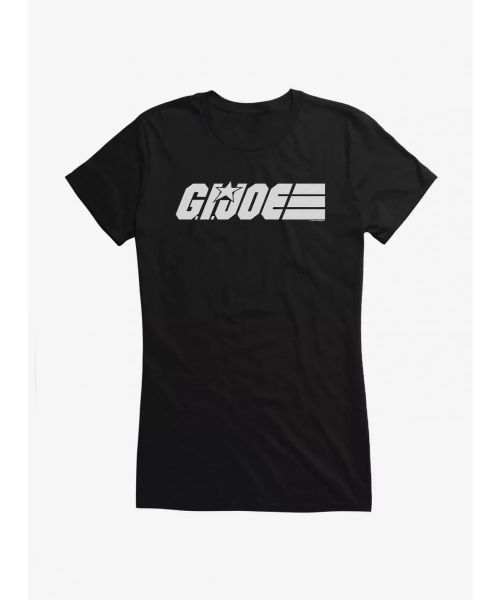 Flash Sale G.I. Joe One Color Logo Girls T-Shirt $8.96 T-Shirts