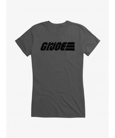 Flash Sale G.I. Joe One Color Logo Girls T-Shirt $8.96 T-Shirts