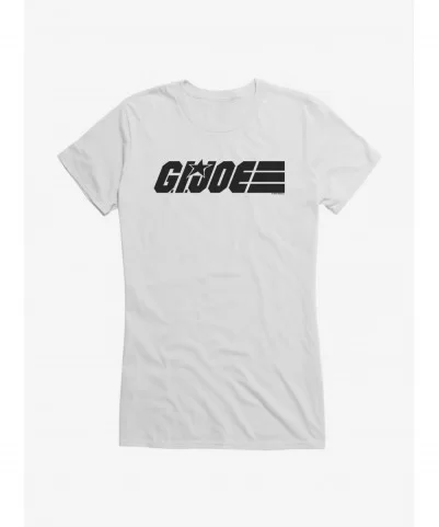 Flash Sale G.I. Joe One Color Logo Girls T-Shirt $8.96 T-Shirts