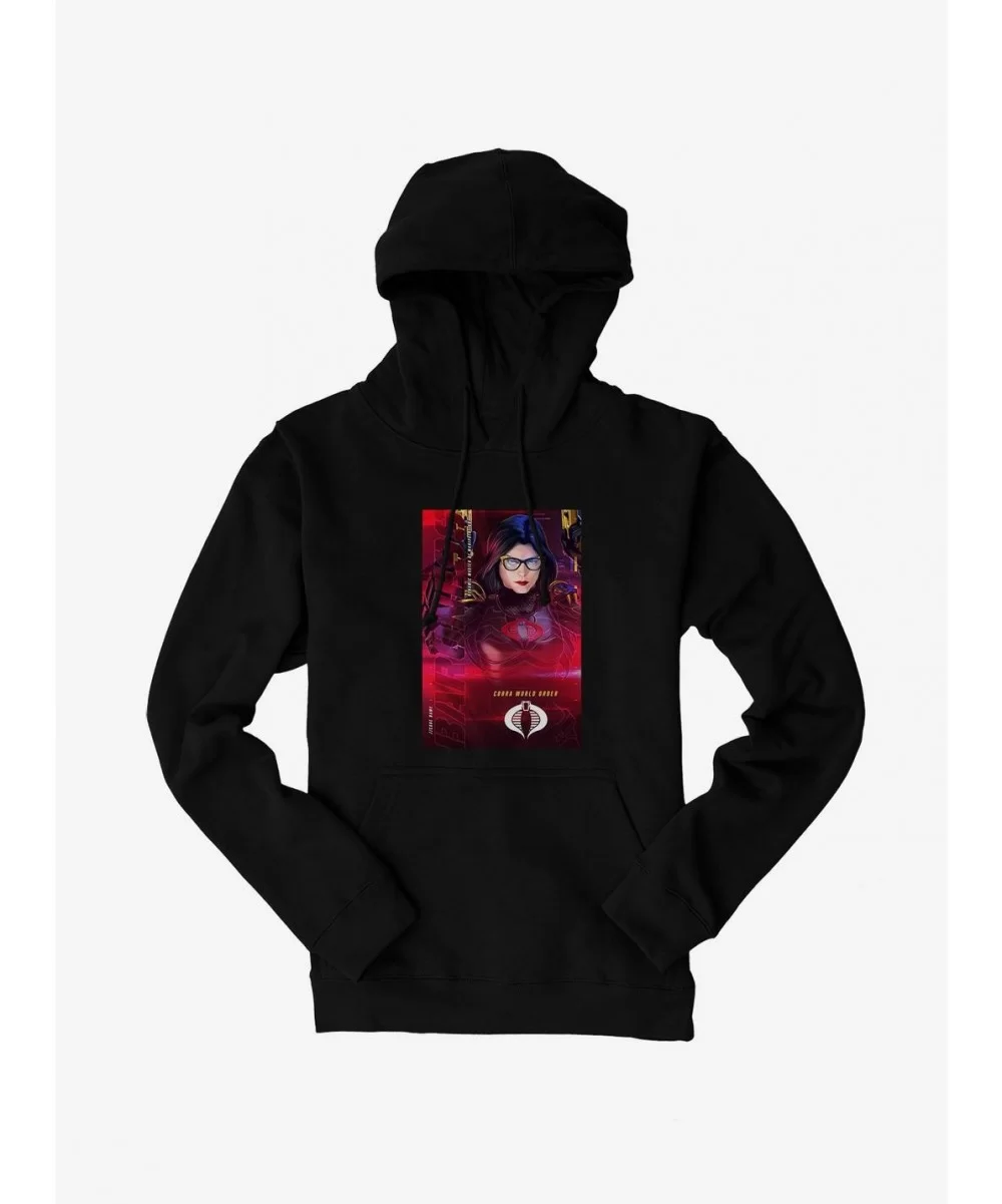 Flash Deal G.I. Joe Baroness Info Card Hoodie $12.57 Hoodies