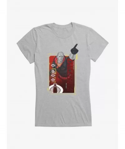 Best Deal G.I. Joe Destro Scan Card Girls T-Shirt $6.37 T-Shirts