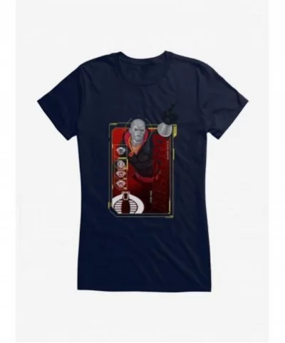 Best Deal G.I. Joe Destro Scan Card Girls T-Shirt $6.37 T-Shirts