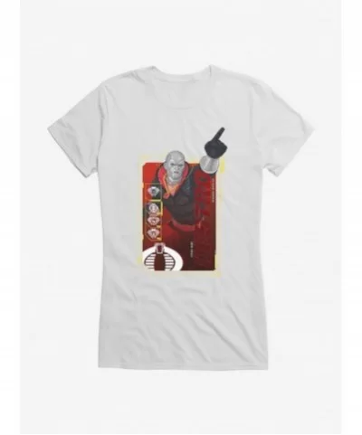 Best Deal G.I. Joe Destro Scan Card Girls T-Shirt $6.37 T-Shirts