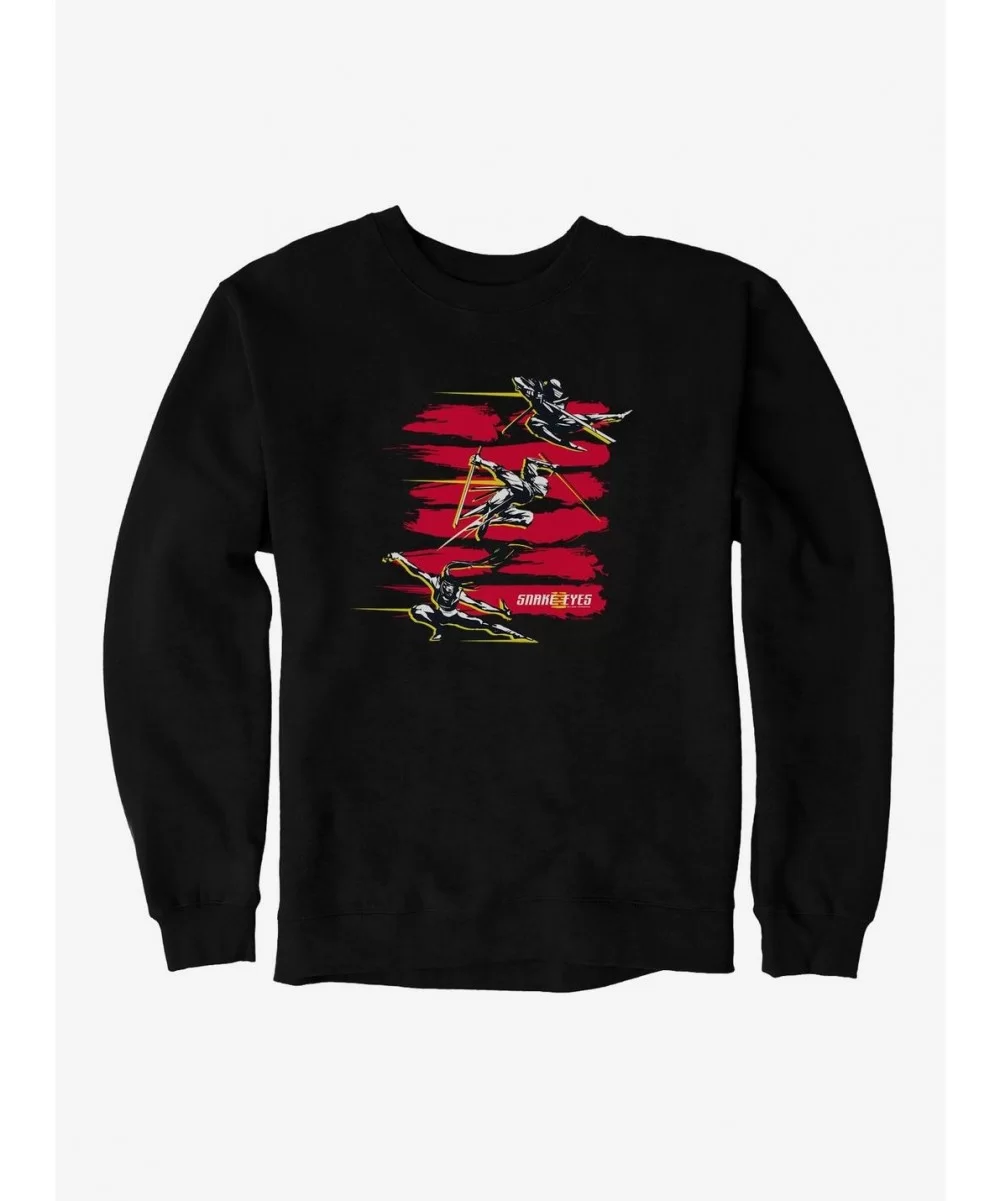 Big Sale G.I. Joe Arashikage Trio Sweatshirt $9.74 Sweatshirts