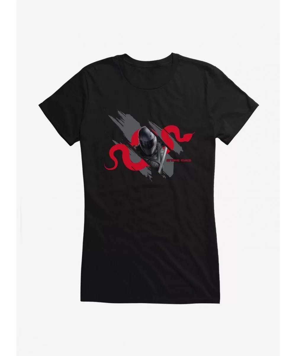 Festival Price G.I. Joe Snake Through Snake Eyes Girls T-Shirt $6.97 T-Shirts