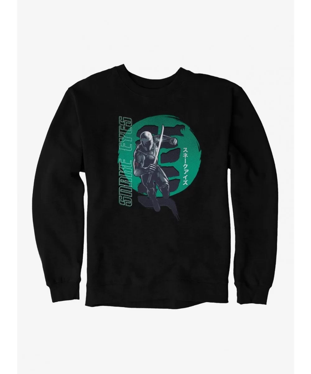 Absolute Discount G.I. Joe Snake Eyes Green Arashikage Sweatshirt $11.51 Sweatshirts