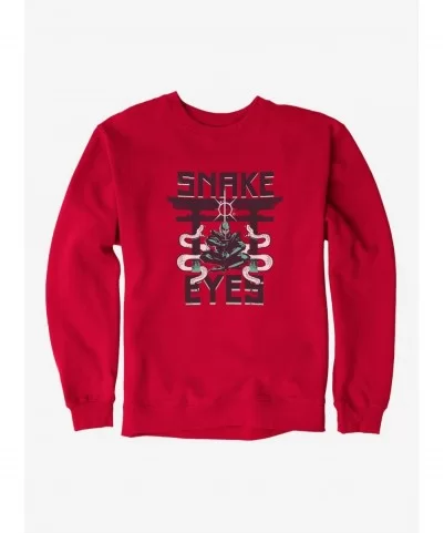 Low Price G.I. Joe Snake Eyes Meditate Sweatshirt $9.74 Sweatshirts