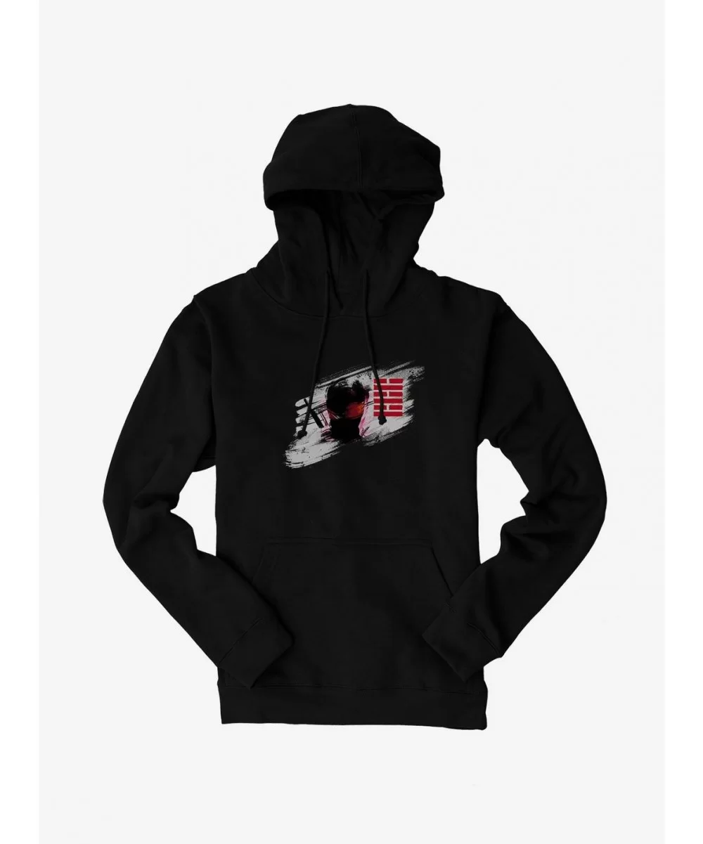 Discount Sale G.I. Joe Snake Eyes Painted Silhouette Hoodie $15.45 Hoodies