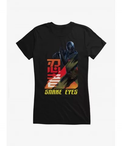 Wholesale G.I. Joe Snake Eyes Attack Stance Girls T-Shirt $8.76 T-Shirts