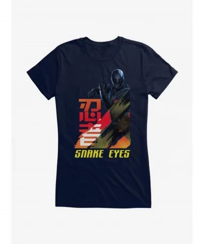 Wholesale G.I. Joe Snake Eyes Attack Stance Girls T-Shirt $8.76 T-Shirts