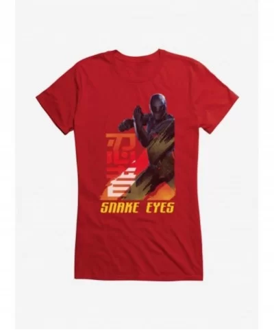 Wholesale G.I. Joe Snake Eyes Attack Stance Girls T-Shirt $8.76 T-Shirts