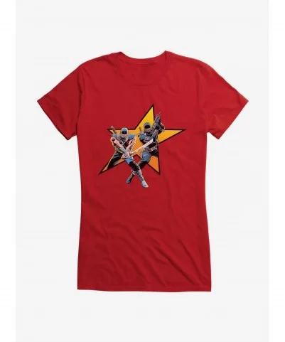 Discount G.I. Joe Snake Star Girls T-Shirt $7.17 T-Shirts