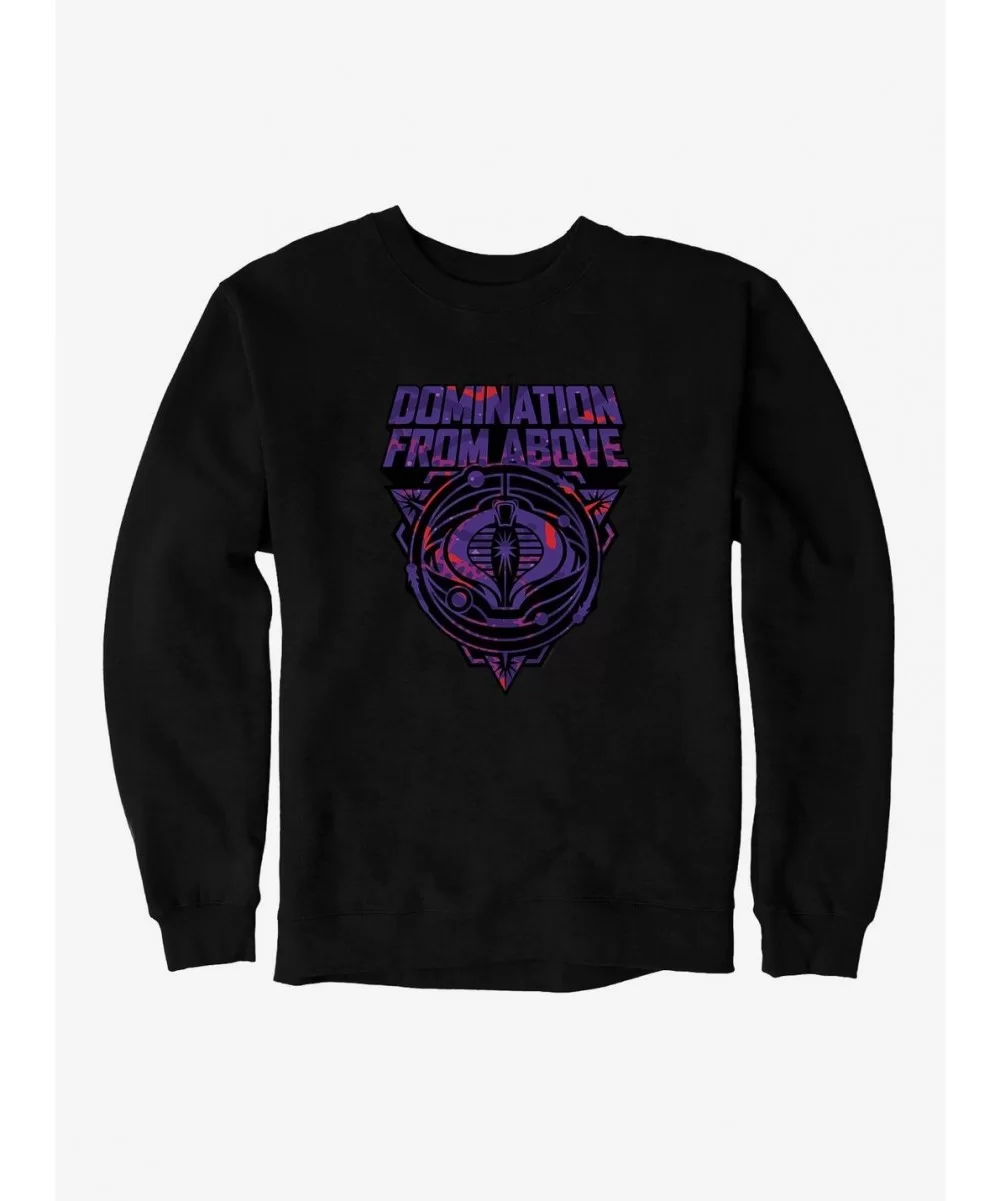 Trendy G.I. Joe Cobra Domination From Above Badge Sweatshirt $11.81 Sweatshirts