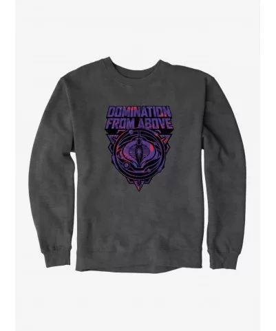 Trendy G.I. Joe Cobra Domination From Above Badge Sweatshirt $11.81 Sweatshirts