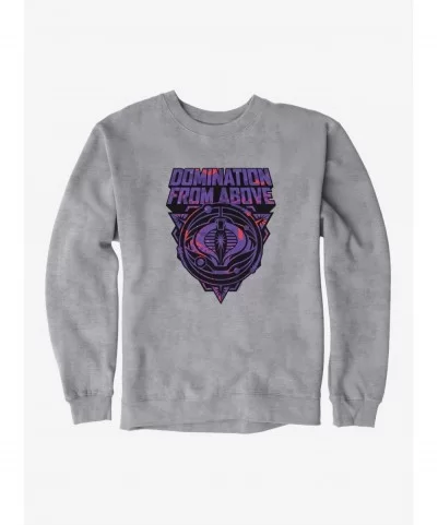 Trendy G.I. Joe Cobra Domination From Above Badge Sweatshirt $11.81 Sweatshirts