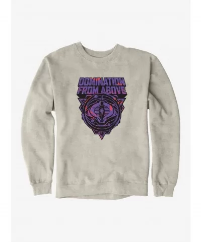 Trendy G.I. Joe Cobra Domination From Above Badge Sweatshirt $11.81 Sweatshirts