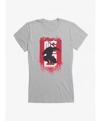 Value for Money G.I. Joe Snake Eyes Jump Silhouette Girls T-Shirt $6.18 T-Shirts