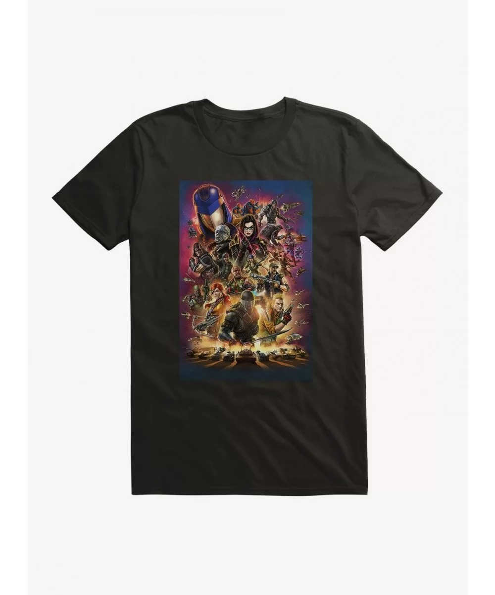 Discount G.I. Joe Universe Poster T-Shirt $5.74 T-Shirts