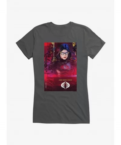 Flash Deal G.I. Joe Baroness Info Card Girls T-Shirt $7.57 T-Shirts