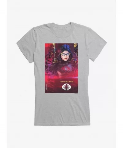 Flash Deal G.I. Joe Baroness Info Card Girls T-Shirt $7.57 T-Shirts