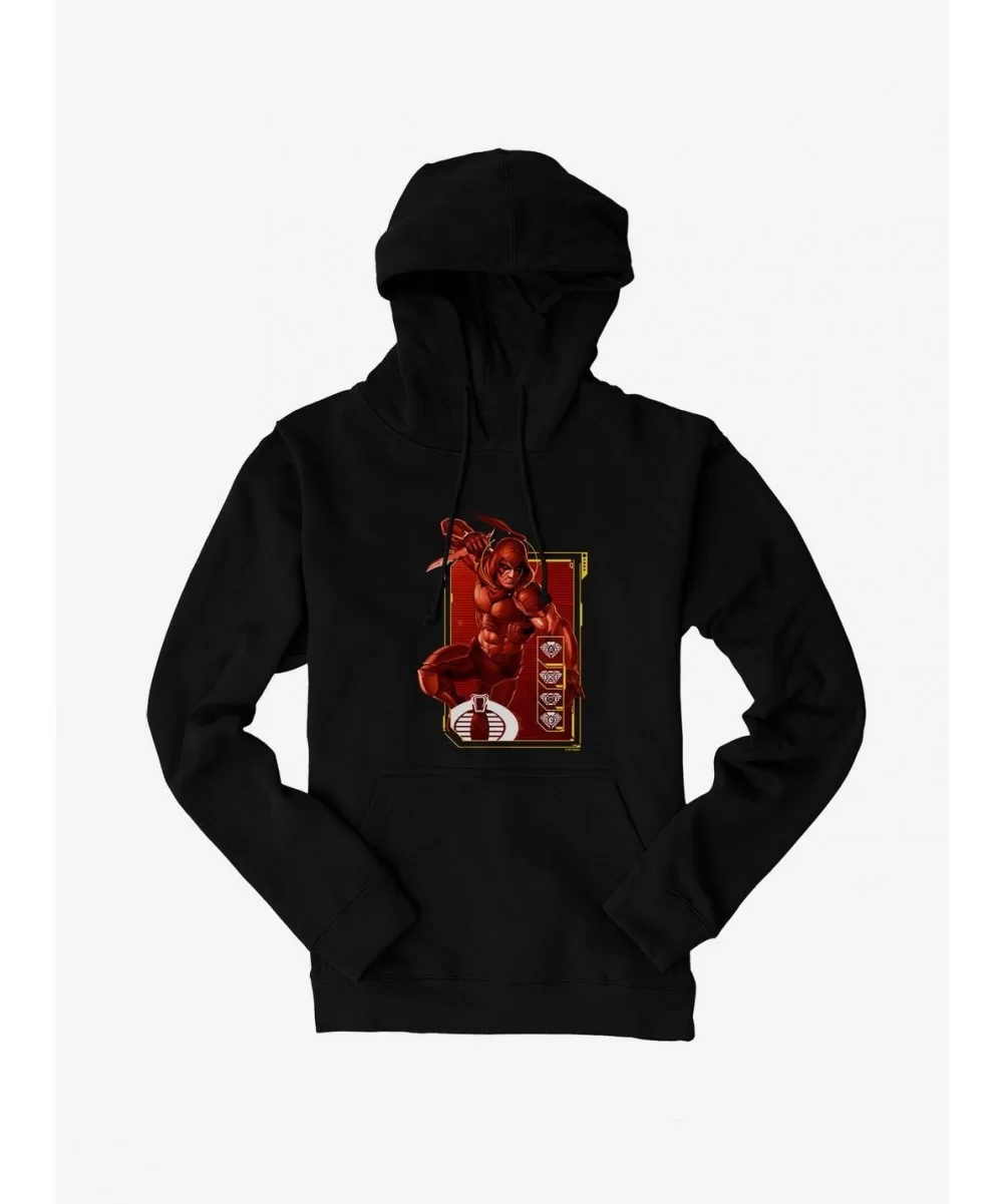 Absolute Discount G.I. Joe Zartan Scan Card Hoodie $13.65 Hoodies