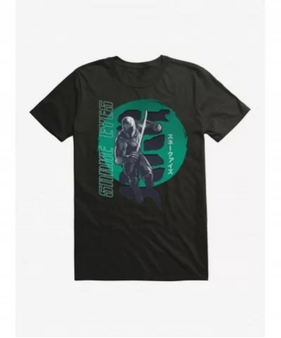 Cheap Sale G.I. Joe Snake Eyes Green Arashikage T-Shirt $8.41 T-Shirts