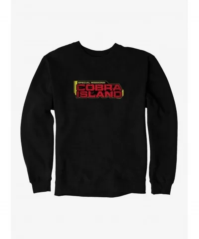 High Quality G.I. Joe Cobra Island Logo Sweatshirt $11.51 Sweatshirts