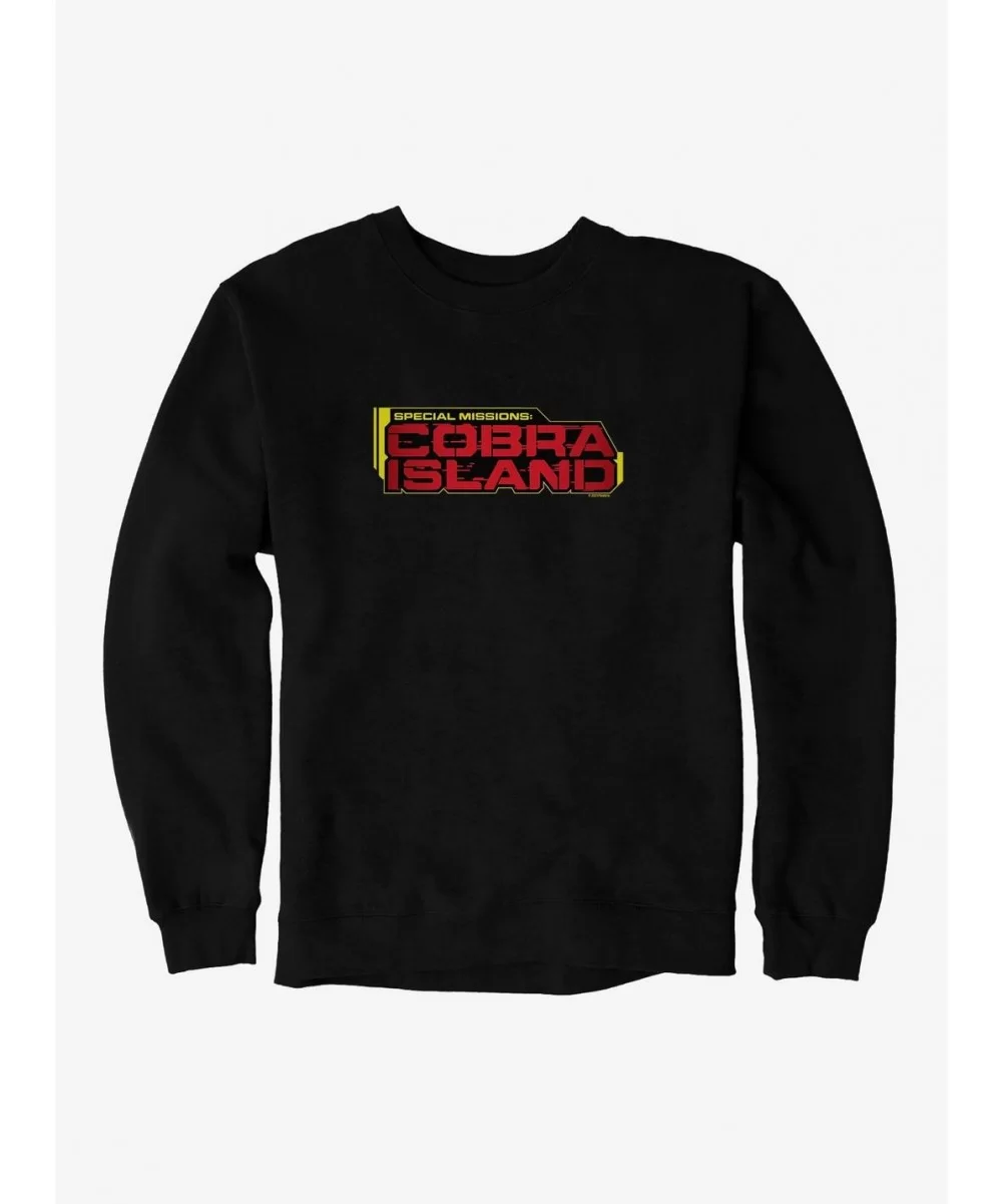 High Quality G.I. Joe Cobra Island Logo Sweatshirt $11.51 Sweatshirts