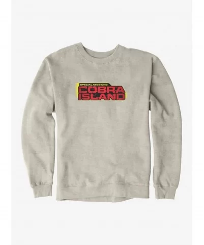 High Quality G.I. Joe Cobra Island Logo Sweatshirt $11.51 Sweatshirts