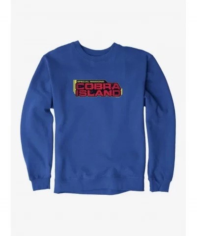 High Quality G.I. Joe Cobra Island Logo Sweatshirt $11.51 Sweatshirts