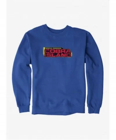 High Quality G.I. Joe Cobra Island Logo Sweatshirt $11.51 Sweatshirts