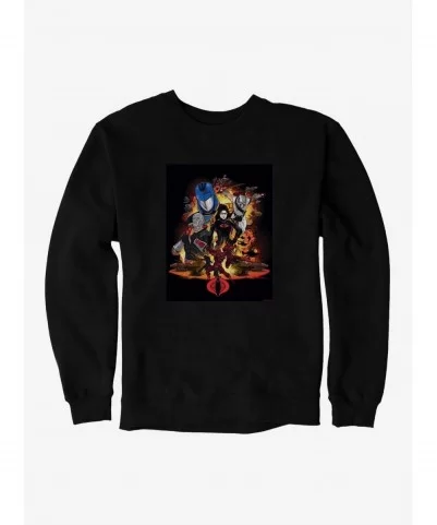 Hot Sale G.I. Joe Villain Poster Sweatshirt $12.40 Sweatshirts