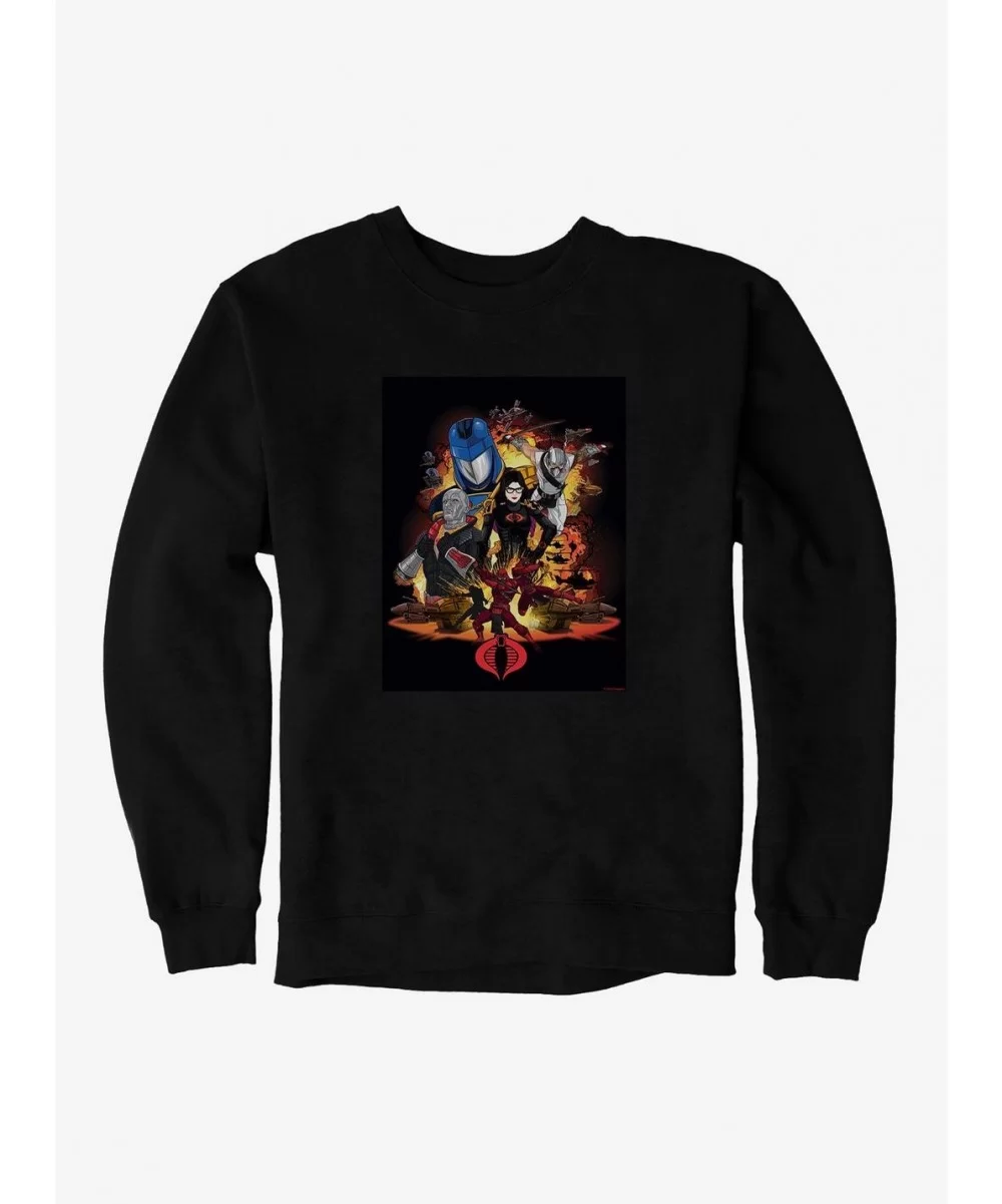 Hot Sale G.I. Joe Villain Poster Sweatshirt $12.40 Sweatshirts