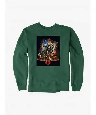 Hot Sale G.I. Joe Villain Poster Sweatshirt $12.40 Sweatshirts