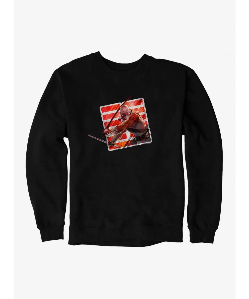 Pre-sale Discount G.I. Joe Storm Shadow Arashikage Badge Sweatshirt $10.63 Sweatshirts