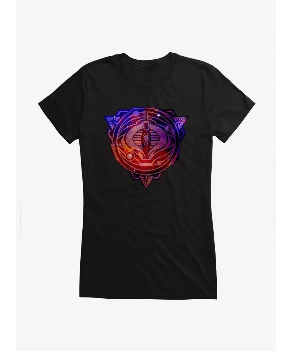 Flash Sale G.I. Joe Cobra Space Badge Girls T-Shirt $8.17 T-Shirts